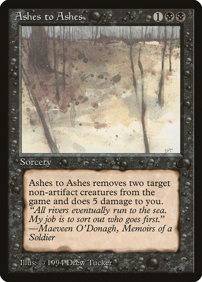 Ashes to Ashes DRK-39 The Dark Magic card