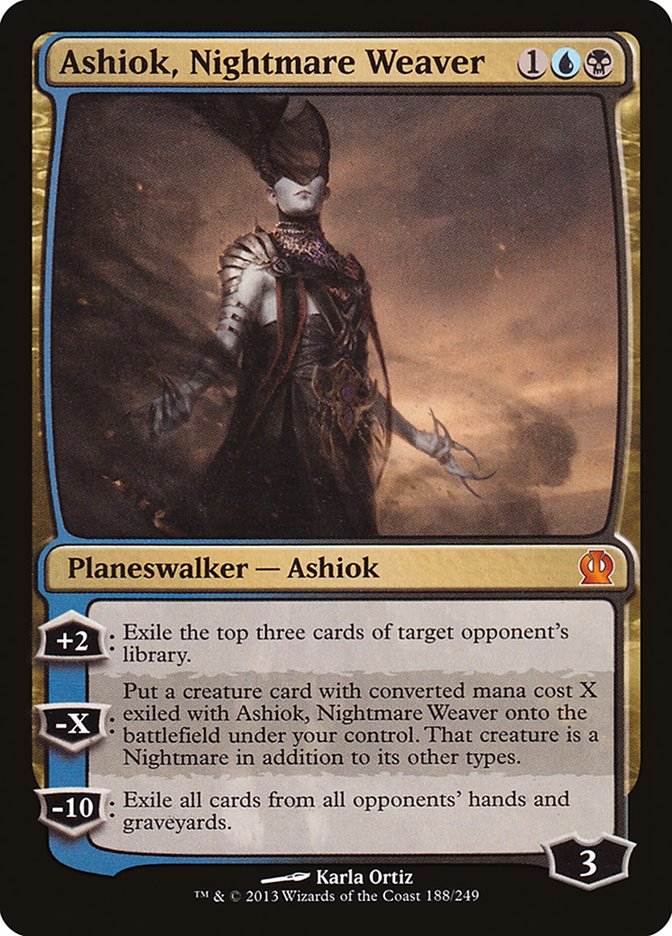 Ashiok, Nightmare Weaver THS-188 Theros Magic card