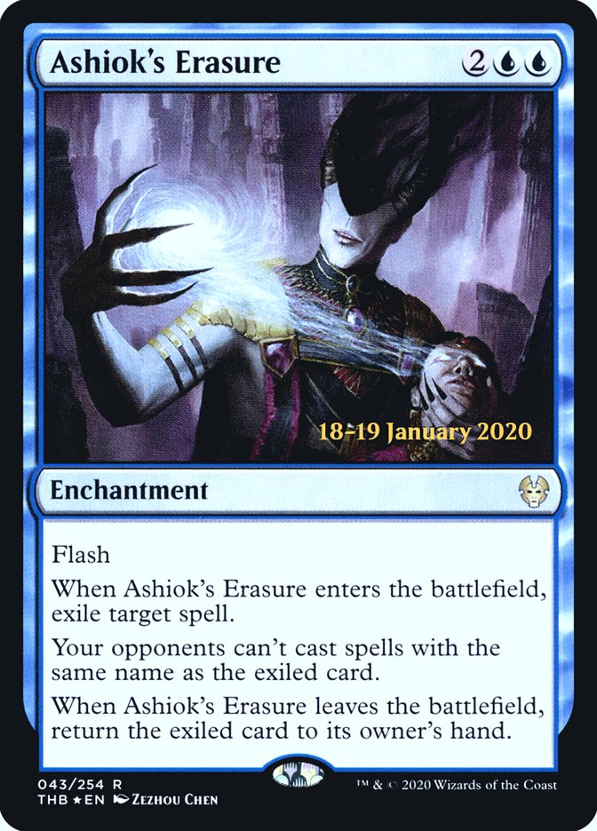 Ashiok's Erasure PTHB-43S Theros Beyond Death Promos Magic card