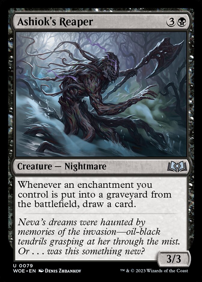 Ashiok's Reaper WOE-79 Wilds of Eldraine Magic card