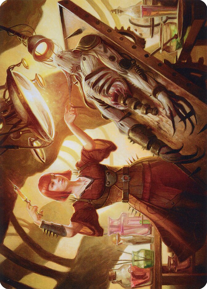 Ashnod, Flesh Mechanist // Ashnod, Flesh Mechanist ABRO-15 The Brothers' War Art Series Magic card