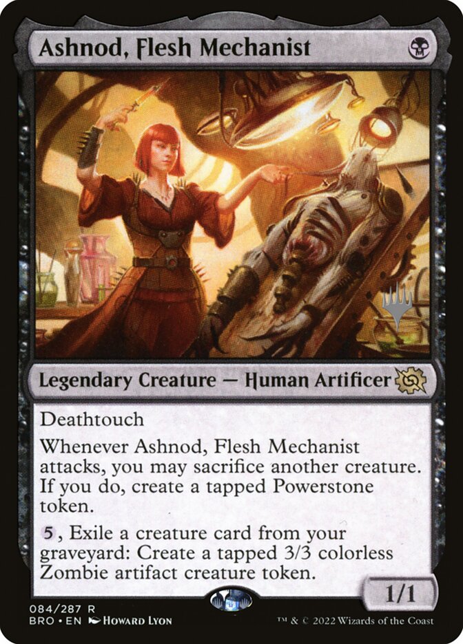 Ashnod, Flesh Mechanist PBRO-84P The Brothers' War Promos Magic card