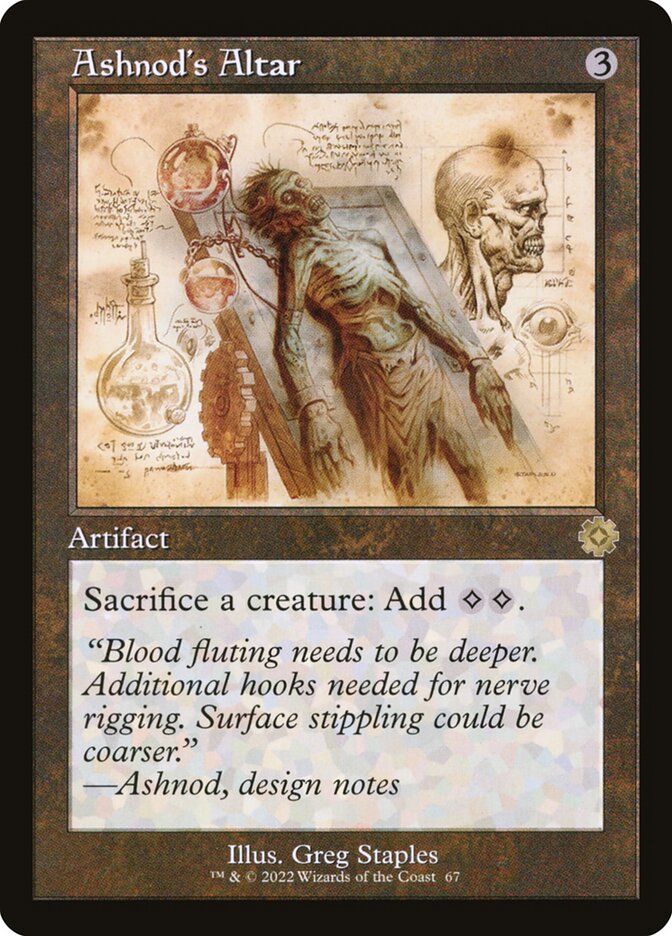 Ashnod's Altar BRR-67 The Brothers' War Retro Artifacts Magic card
