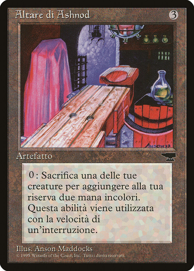 Ashnod's Altar RIN-101 Rinascimento Magic card