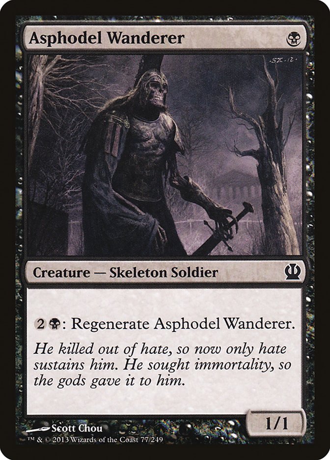 Asphodel Wanderer THS-77 Theros Magic card
