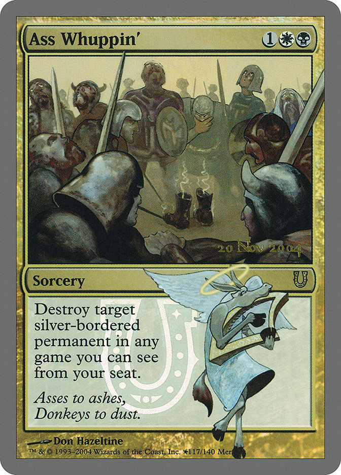 Ass Whuppin' PUNH-117STAR Unhinged Promos Magic card