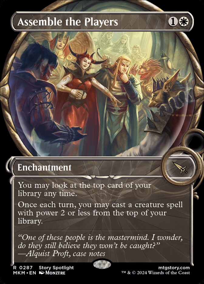 Assemble the Players MKM-287 Murders at Karlov Manor Magic card