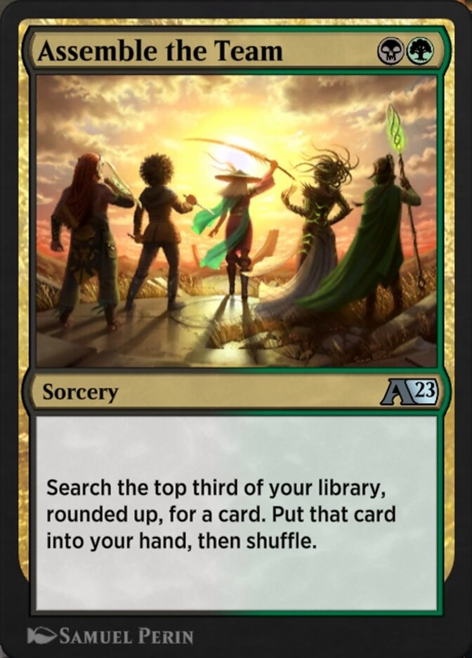 Assemble the Team YBRO-17 Alchemy: The Brothers' War Magic card