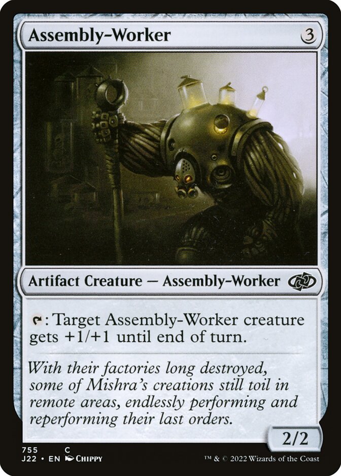 Assembly-Worker J22-755 Jumpstart 2022 Magic card