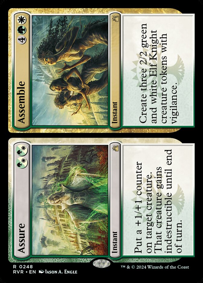 Assure // Assemble RVR-248 Ravnica Remastered Magic card