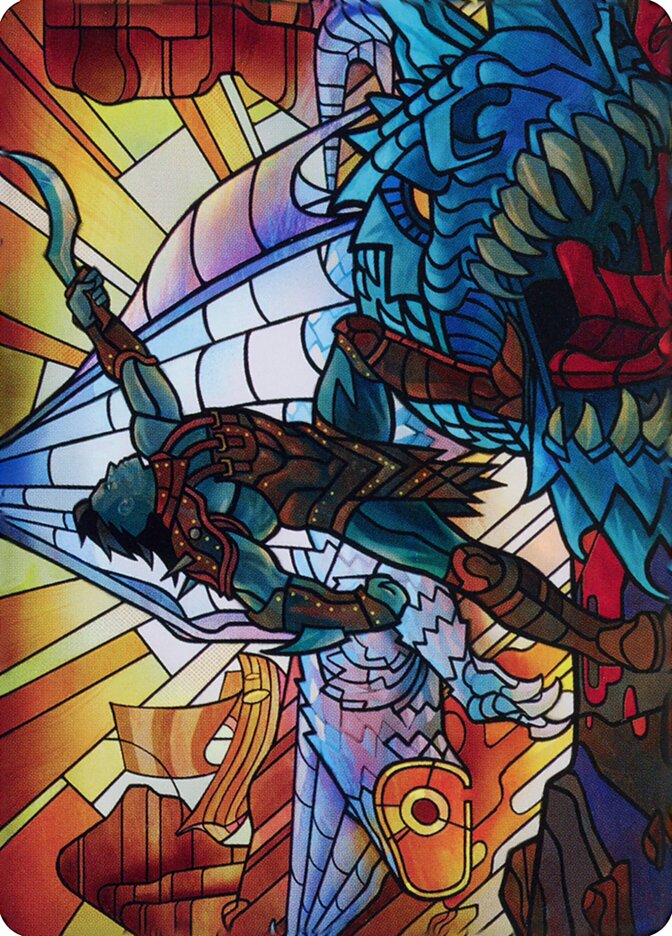 Astor, Bearer of Blades // Astor, Bearer of Blades ADMU-68 Dominaria United Art Series Magic card