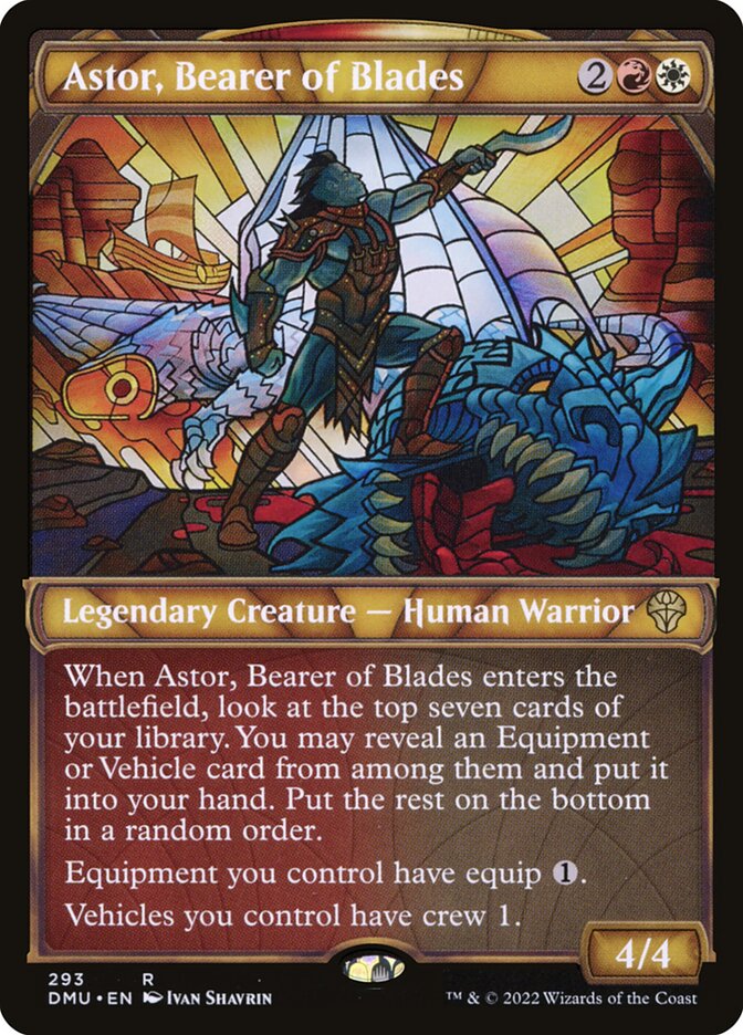 Astor, Bearer of Blades DMU-293 Dominaria United Magic card