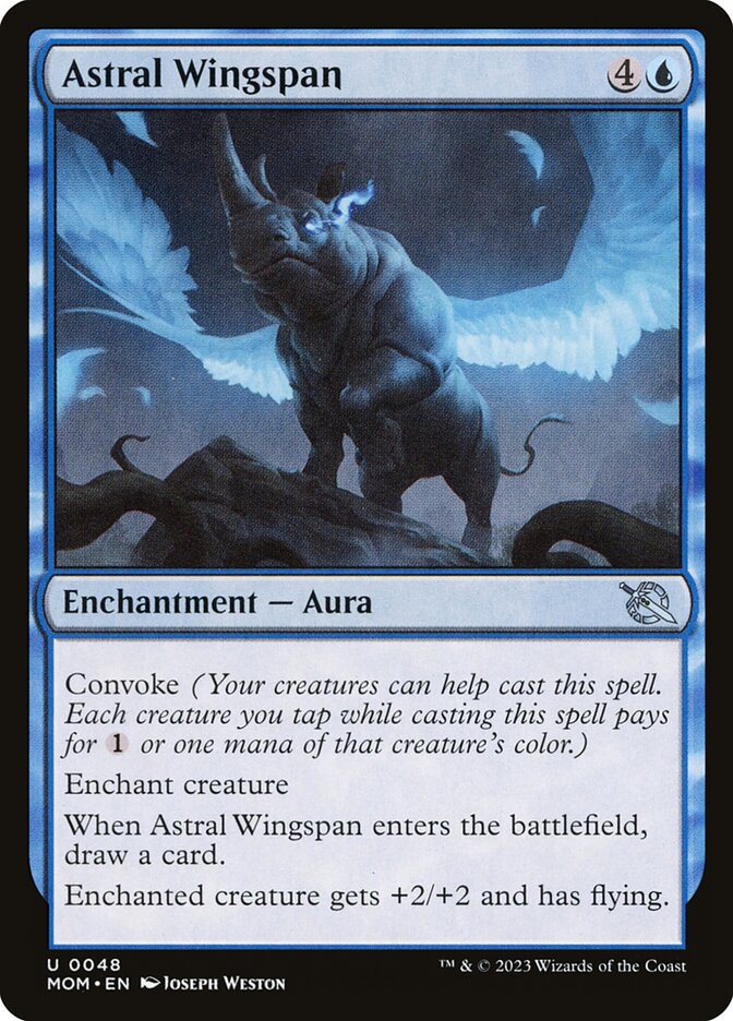 Astral Wingspan MOM-48 March of the Machine Magic card