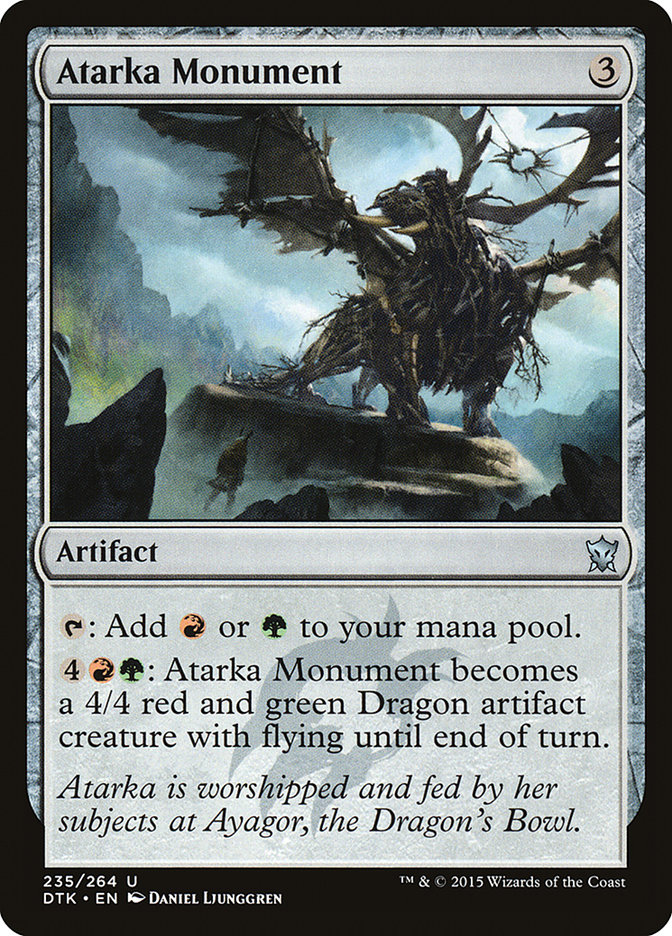 Atarka Monument DTK-235 Dragons of Tarkir Magic card
