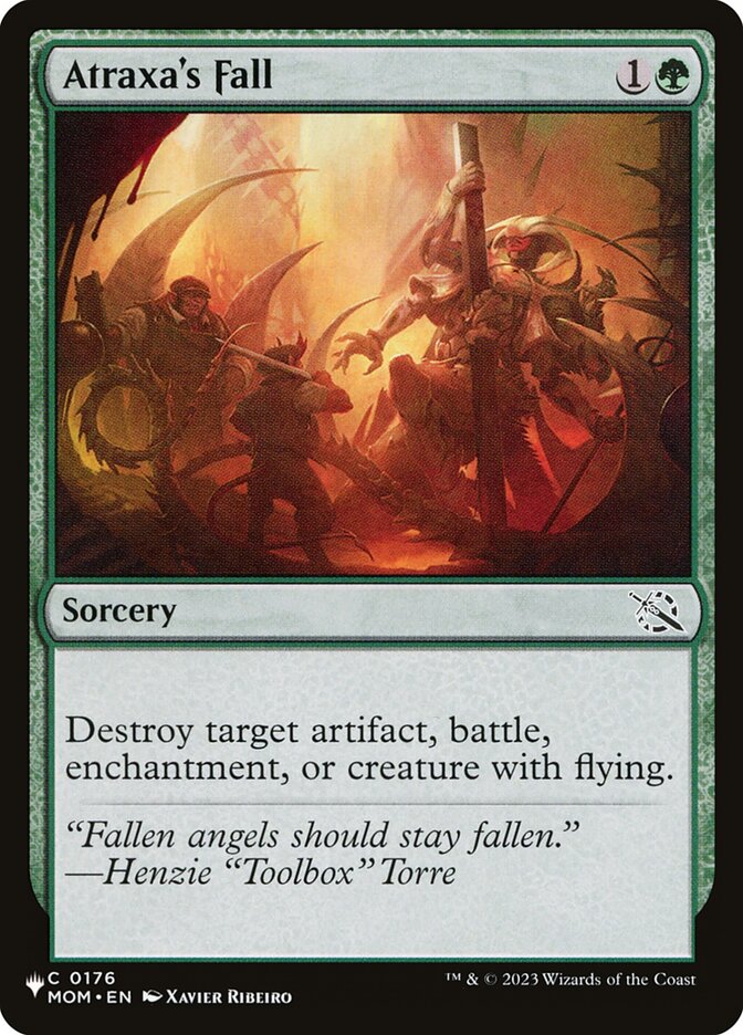 Atraxa's Fall PLST-MOM-176 The List Magic card