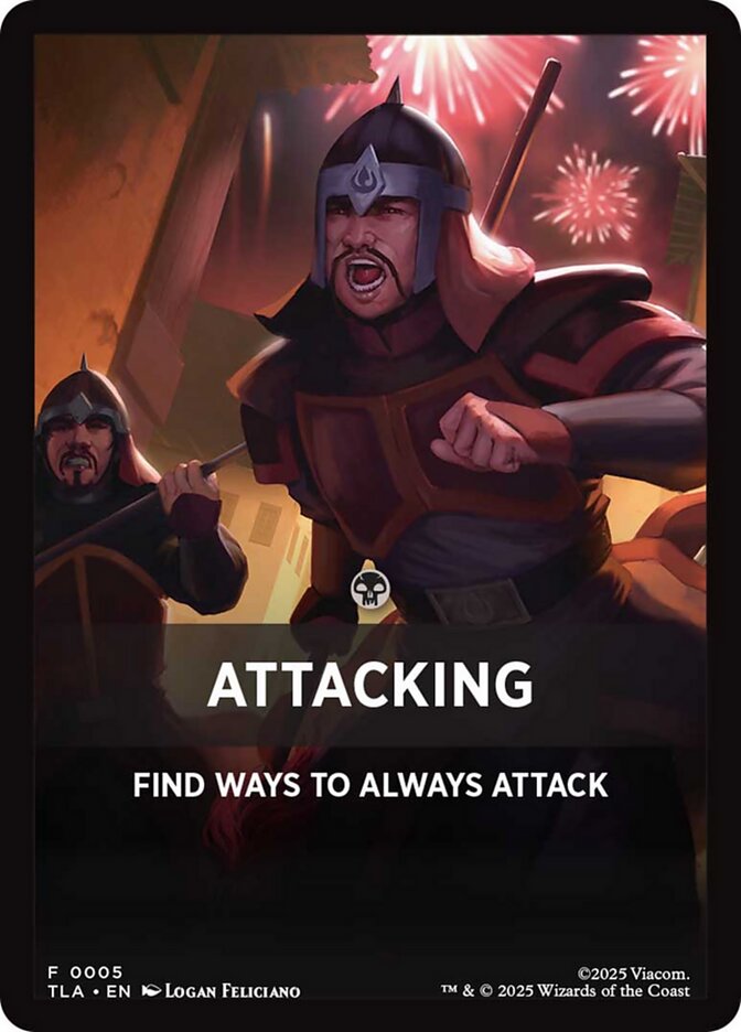 Attacking FTLA-5 Avatar: The Last Airbender Front Cards Magic card