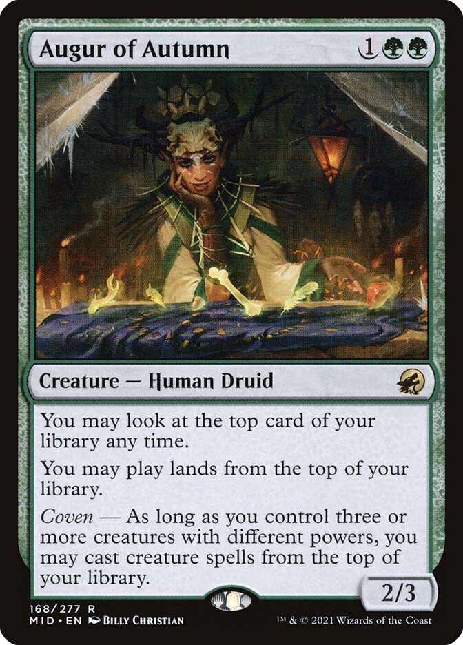 Augur of Autumn MID-168 Innistrad: Midnight Hunt Magic card