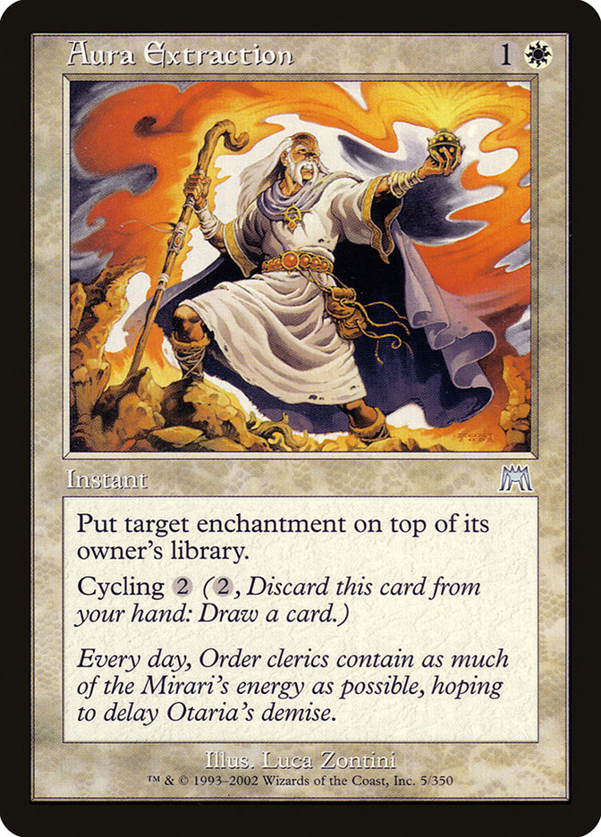Aura Extraction ONS-5 Onslaught Magic card