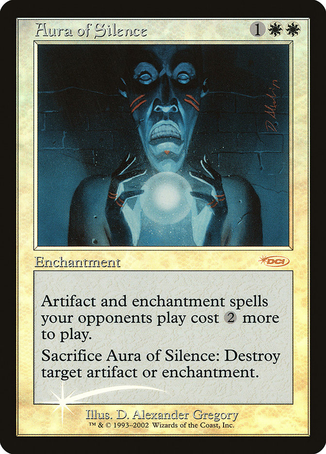 Aura of Silence F02-8 Friday Night Magic 2002 Magic card