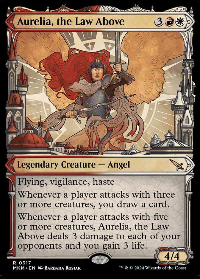Aurelia, the Law Above MKM-317 Murders at Karlov Manor Magic card