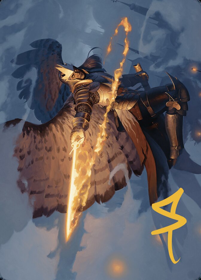 Aurelia's Vindicator // Aurelia's Vindicator AMKM-1 Murders at Karlov Manor Art Series Magic card