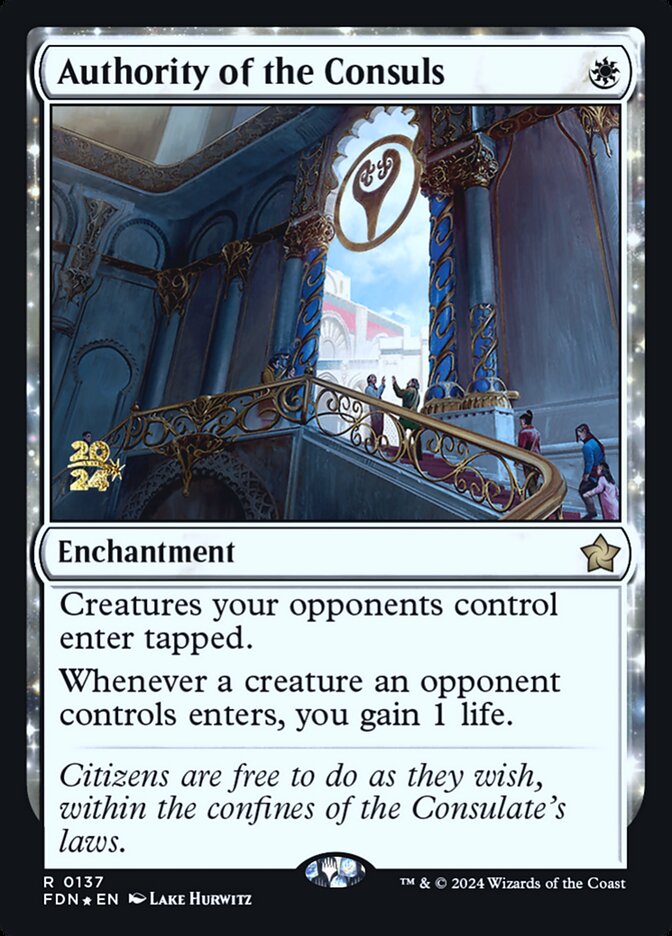 Authority of the Consuls PFDN-137S Foundations Promos Magic card