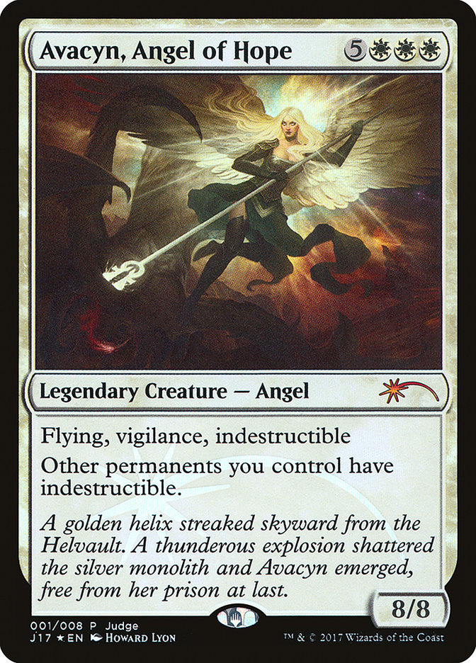 Avacyn, Angel of Hope J17-1 Judge Gift Cards 2017 Magic card