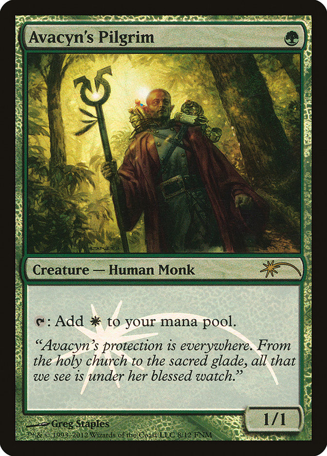 Avacyn's Pilgrim F12-8 Friday Night Magic 2012 Magic card