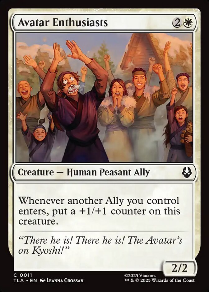 Avatar Enthusiasts TLA-11 Avatar: The Last Airbender Magic card