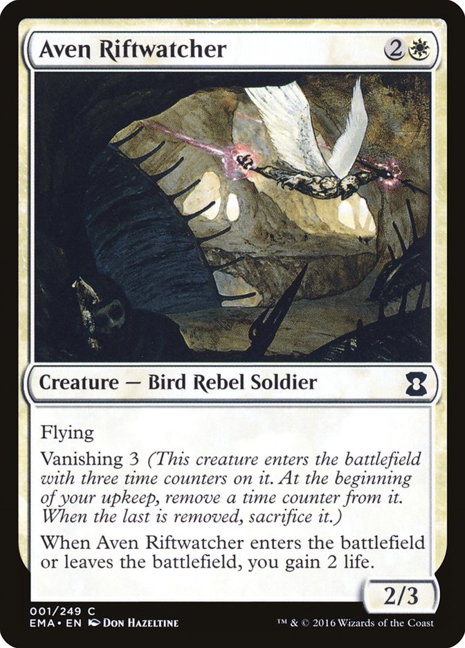Aven Riftwatcher EMA-1 Eternal Masters Magic card