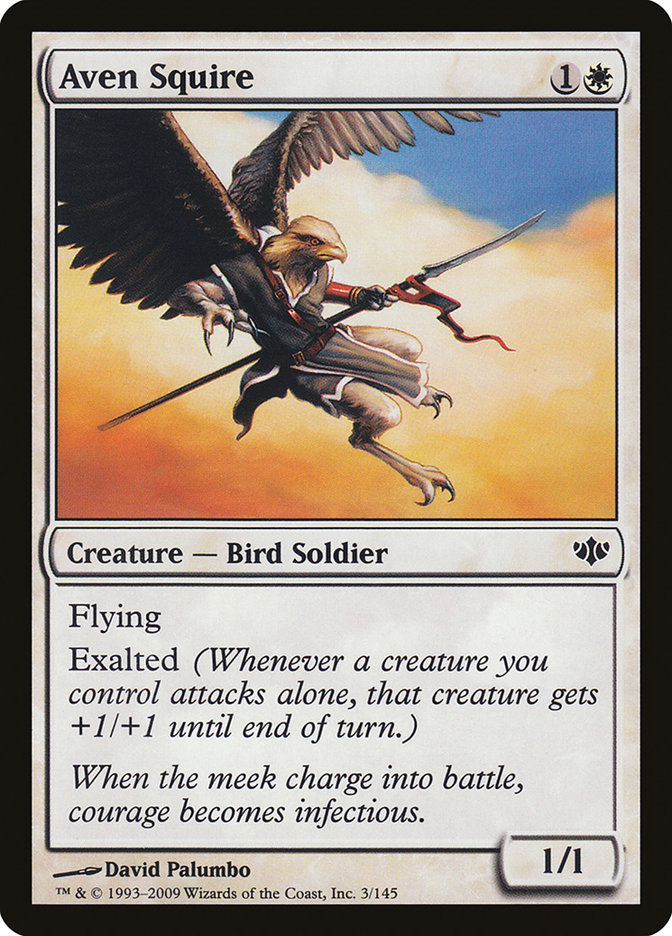 Aven Squire CON-3 Conflux Magic card