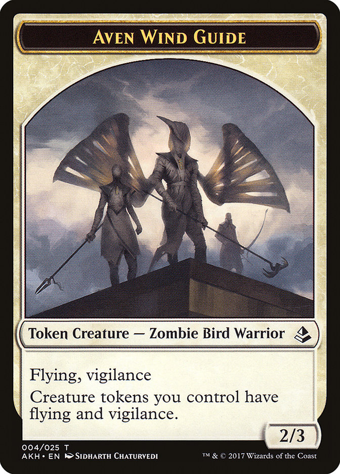 Aven Wind Guide TAKH-4 Amonkhet Tokens Magic card