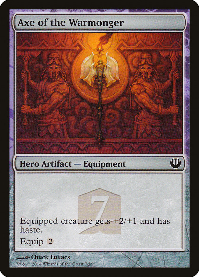Axe of the Warmonger THP3-7D Journey into Nyx Hero's Path Magic card