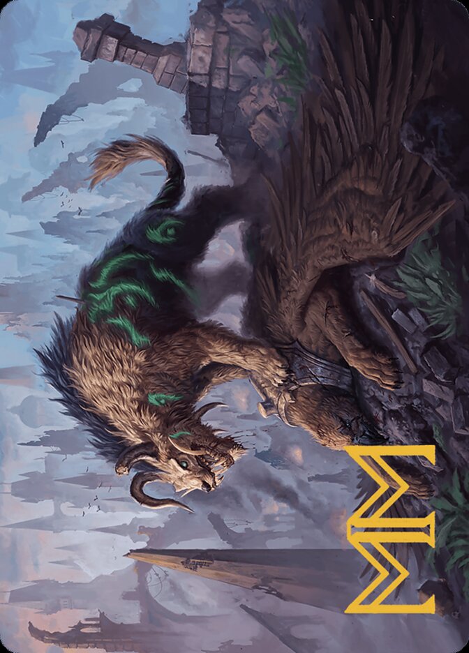 Axebane Ferox // Axebane Ferox AMKM-13 Murders at Karlov Manor Art Series Magic card