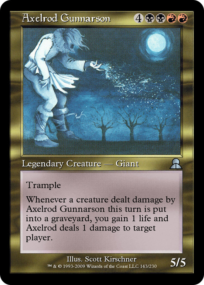 Axelrod Gunnarson ME3-143 Masters Edition III Magic card