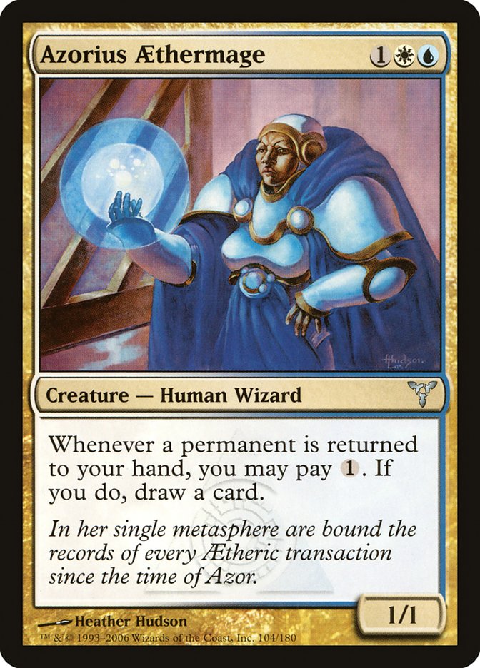 Azorius Aethermage DIS-104 Dissension Magic card