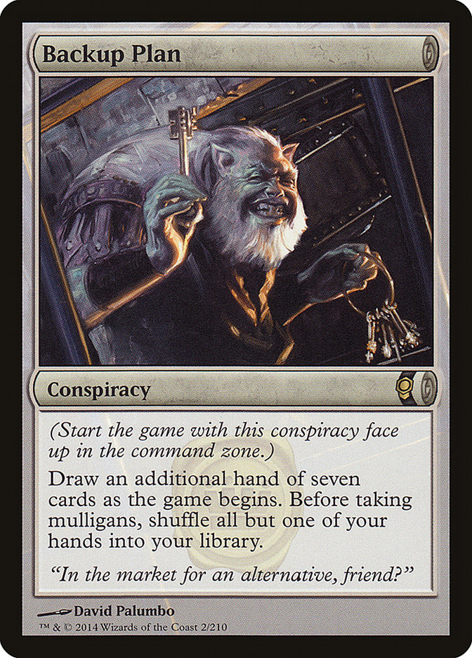 Backup Plan CNS-2 Conspiracy Magic card