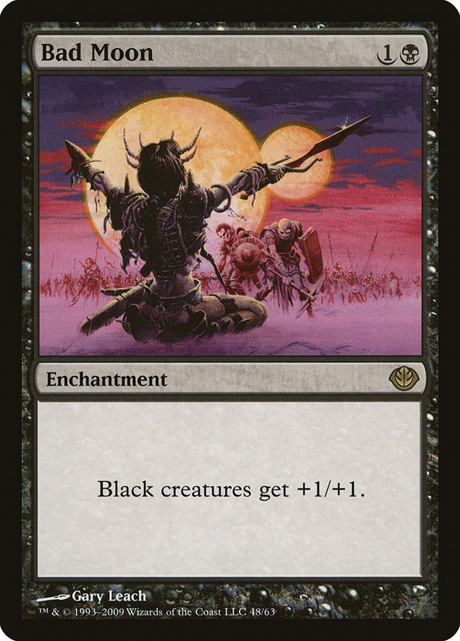Bad Moon DDD-48 Duel Decks: Garruk vs. Liliana Magic card