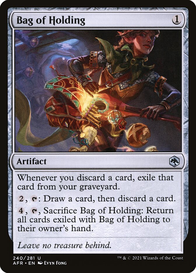Bag of Holding AFR-240 Adventures in the Forgotten Realms Magic card