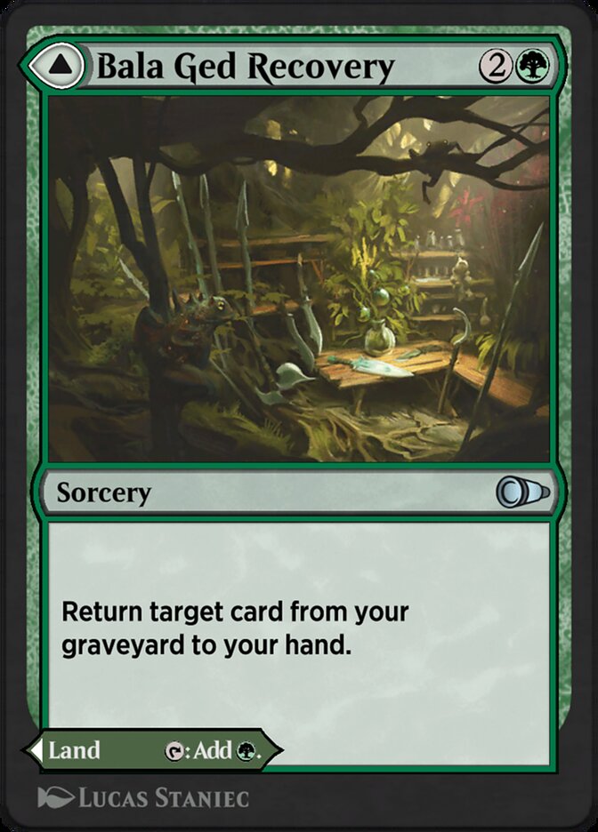 Bala Ged Recovery // Bala Ged Sanctuary PIO-165 Pioneer Masters Magic card