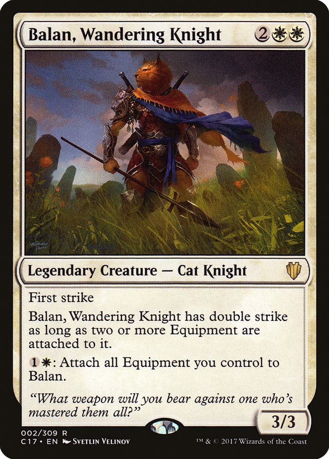 Balan, Wandering Knight C17-2 Commander 2017 Magic card
