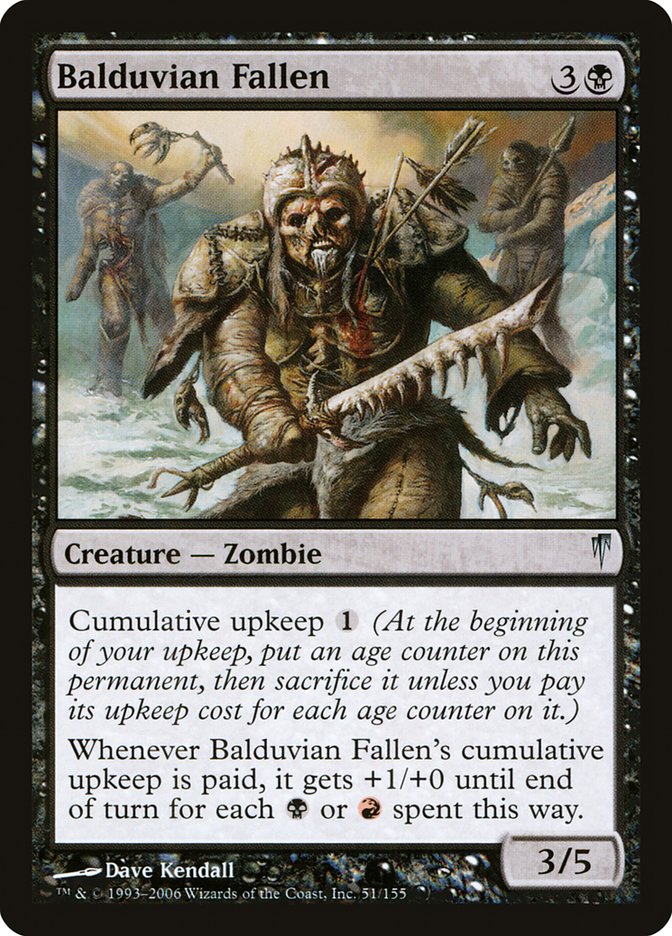 Balduvian Fallen CSP-51 Coldsnap Magic card