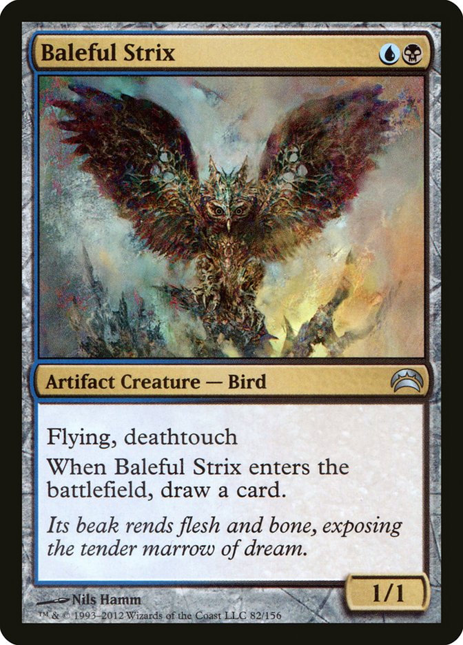 Baleful Strix PC2-82 Planechase 2012 Magic card