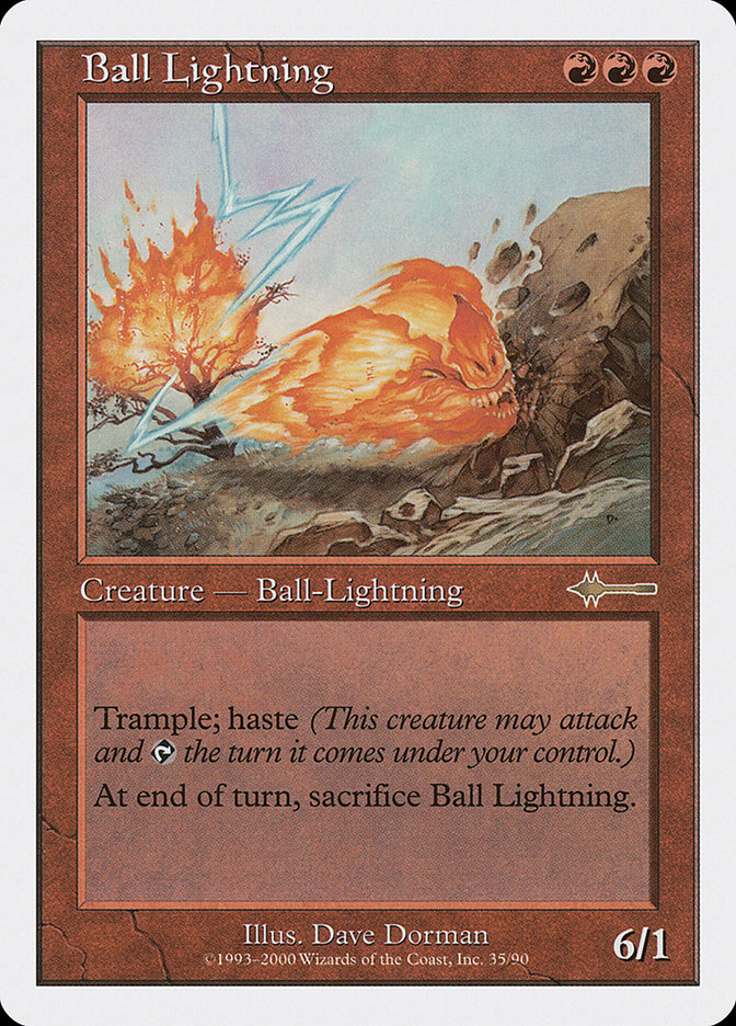 Ball Lightning BTD-35 Beatdown Box Set Magic card