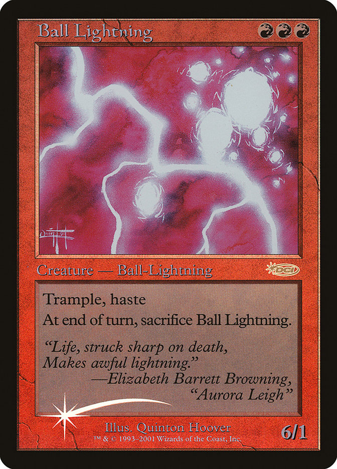 Ball Lightning G01-1 Judge Gift Cards 2001 Magic card