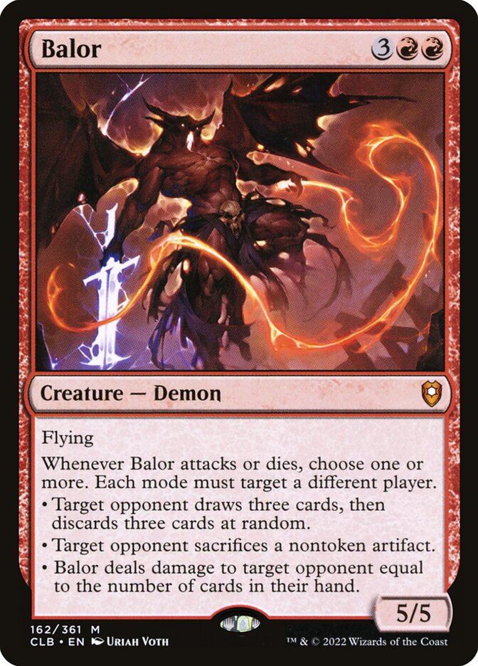 Balor CLB-162 Commander Legends: Battle for Baldur's Gate Magic card