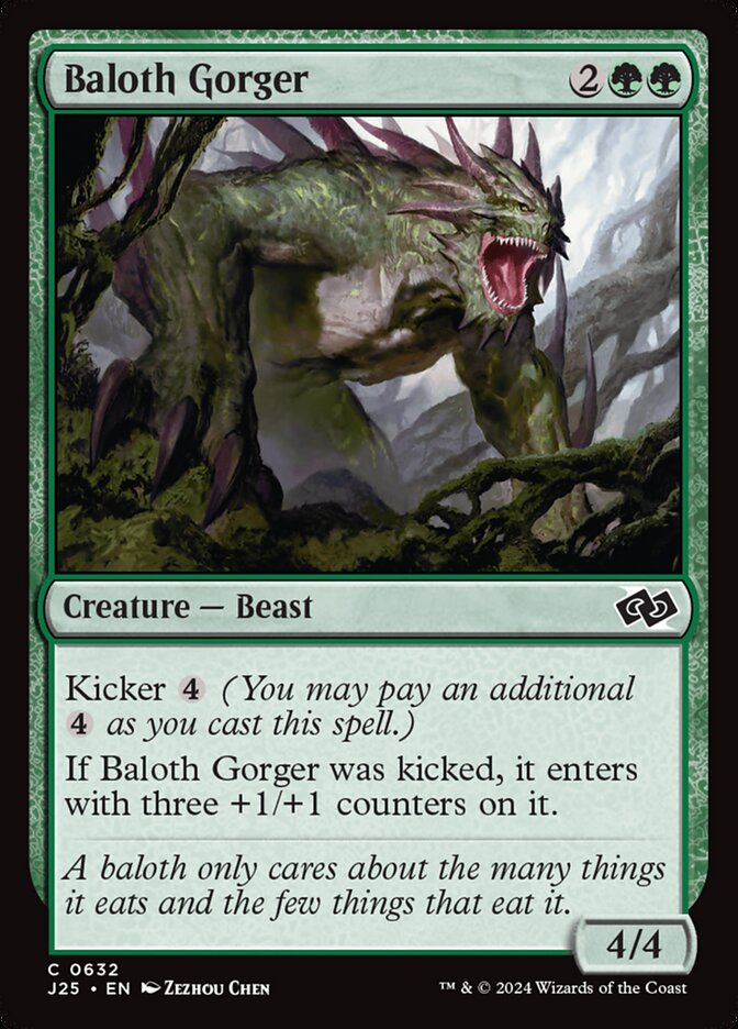 Baloth Gorger J25-632 Foundations Jumpstart Magic card