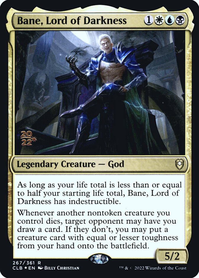 Bane, Lord of Darkness PCLB-267S Battle for Baldur's Gate Promos Magic card