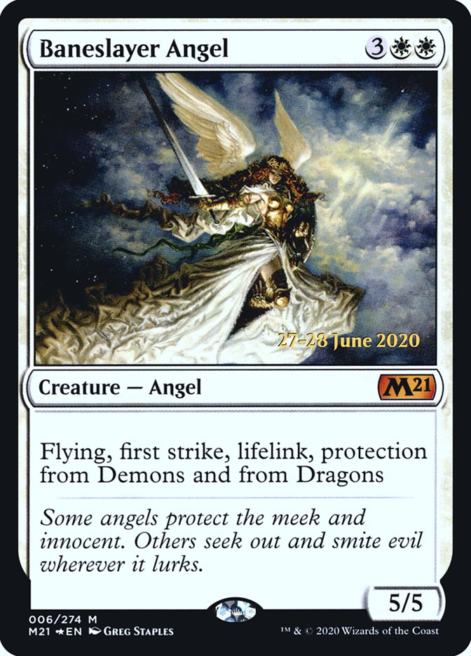 Baneslayer Angel PM21-6S Core Set 2021 Promos Magic card