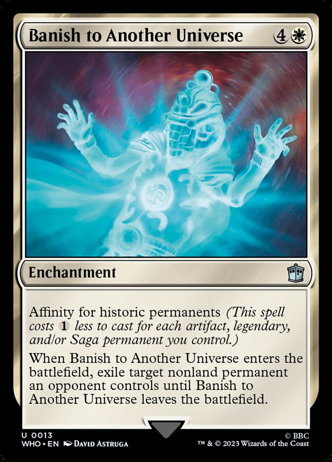 Banish to Another Universe WHO-13 Doctor Who Magic card
